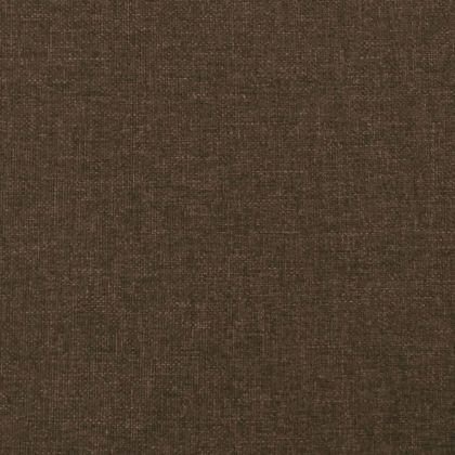 Табла за легло, тъмнокафява, 100x5x118/128 см, плат