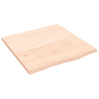 Плот за баня 60x60x2 см необработено масивно дърво