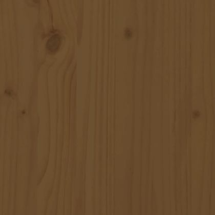 Градинска помощна масичка меденокафява 40x38x28,5 см бор масив