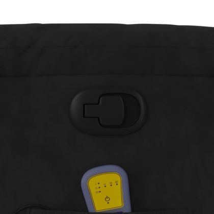 Масажен наклоняем стол, черен, микрофибърен текстил