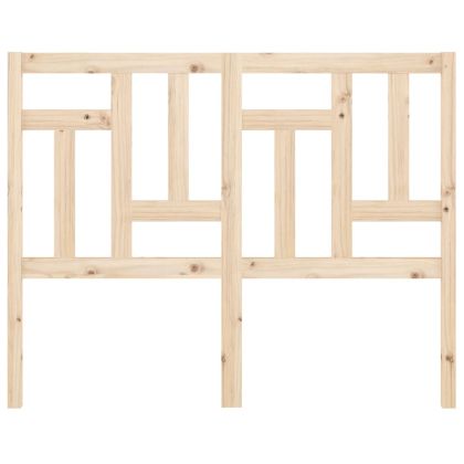 Горна табла за легло, 140,5x4x100 см, бор масив