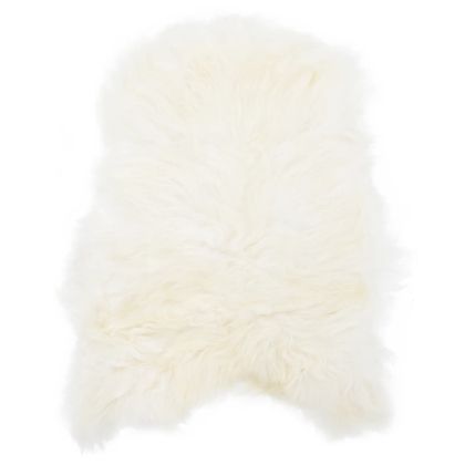 Покривало за стол от исландска овча кожа кремаво 70x110 см
