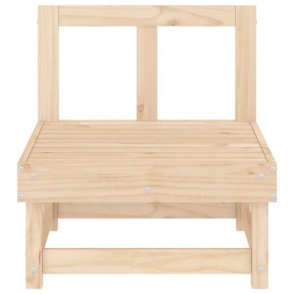 Градински средни дивани, 2 бр, бор масив