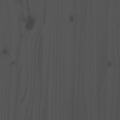 Градински ъглов диван, сив, бор масив