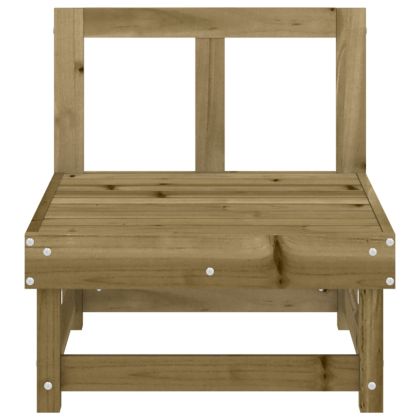 Градински средни дивани, 2 бр, импрегниран бор