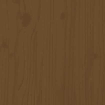 Градински ъглов диван, меденокафяв, бор масив