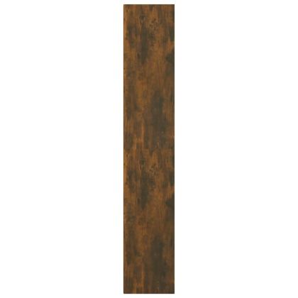 Библиотека, опушен дъб, 36x30x171 см, инженерно дърво