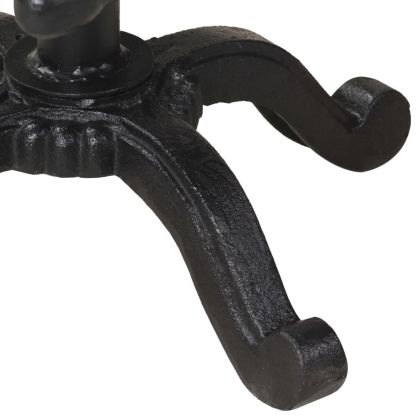 Бар табуретка, черна, чугун