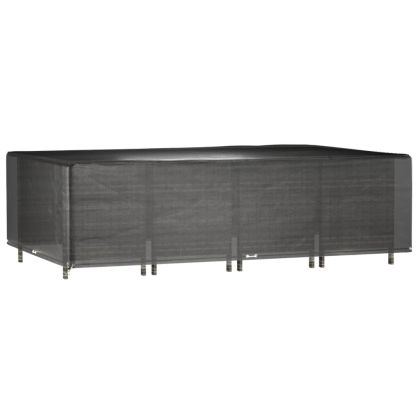 Калъф градинска мебел 2 бр 16 капси 325x205x90 см правоъгълни