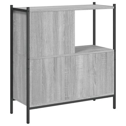 Библиотека, сив сонома, 72x28x77,5 см, инженерно дърво