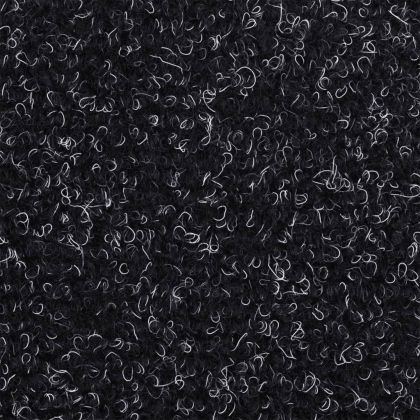 Изтривалки за стълби, самозалепващи се, 15 бр., 65x21x4 см, черни, полукръгли, големи