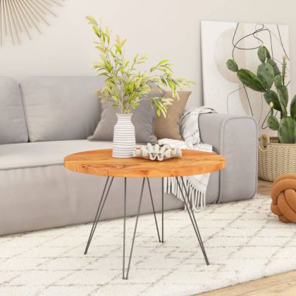 Плот за маса, Ø80x2,5 см, кръгъл, акациево дърво масив