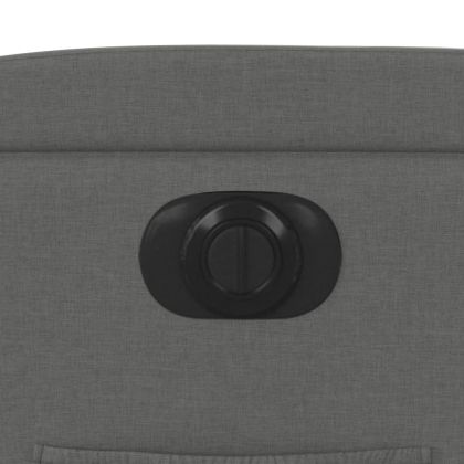 Електрически наклоняем стол, тъмносив, текстил