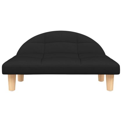 Кучешко легло черно 70x52x30 см кадифе
