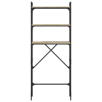 Рафт за пералня, сонома дъб, 67x25x163 см, инженерно дърво