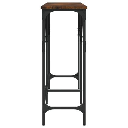 Конзолна маса, опушен дъб, 180x29x75 см, инженерно дърво