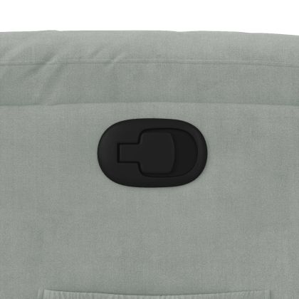 Реклайнер стол, светлосив, кадифе