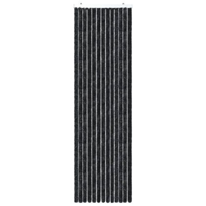 Завеса против насекоми, антрацит, 90x200 см, шенил