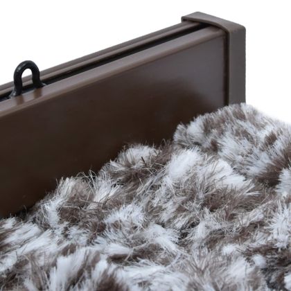 Завеса против насекоми, кафяво и бежово, 56x200 см, шенил