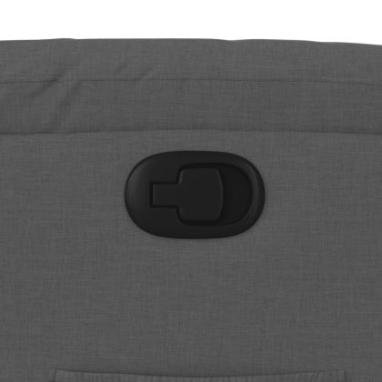 Реклайнер, тъмносив, текстил