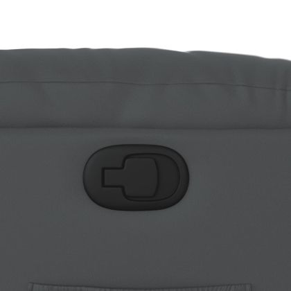 Наклоняем стол, сив, изкуствена кожа