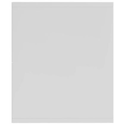 Библиотека/ТВ шкаф, бяла, 36x30x114 см, инженерно дърво