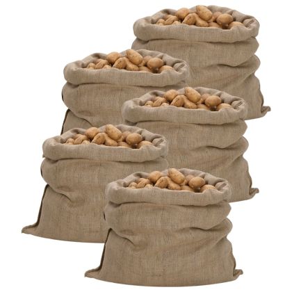 Чували от юта 5 бр 100x110 см 100% юта 340 gsm