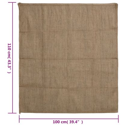 Чували от юта 5 бр 100x110 см 100% юта 340 gsm
