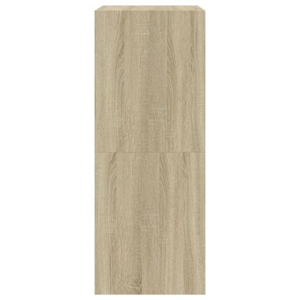 Шкаф за обувки с 2 флип чекмеджета сонома дъб 80x42x108 см