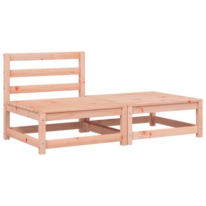 Градинско кресло без подлакътници, с възглавници и табуретка