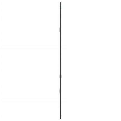 Стенно огледало черно 60x25 см овално