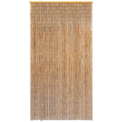 Завеса за врата против насекоми, бамбук, 120x220 cм