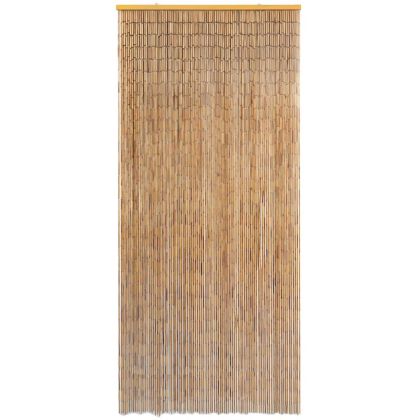 Завеса за врата против насекоми, бамбук, 90x220 cм