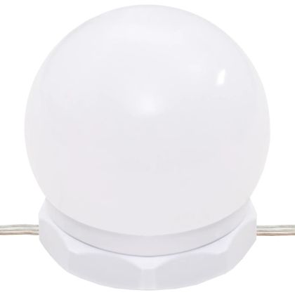 Огледален шкаф с LED, черен, 60x31,5x62 см
