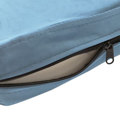 Кучешки диван, тюркоаз, 72x45x30 см, плюш