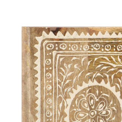 Ръчно декориранo огледало, 40x55 см, мангово дърво масив