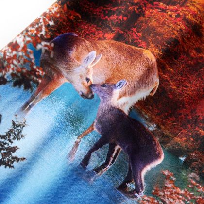 Детска рокля с дълъг ръкав, тъмносиня, 140