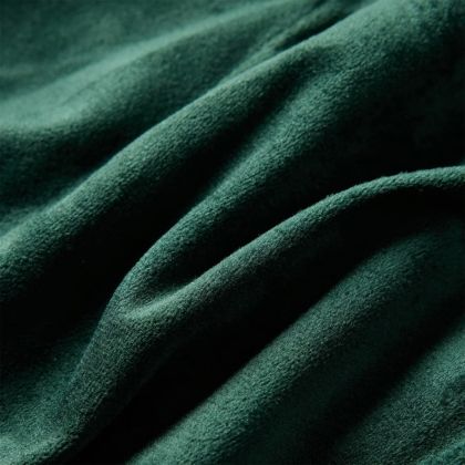 Детска блуза с харбалички, тъмнозелена, 128