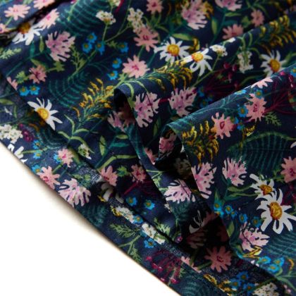 Детска рокля с дълъг ръкав, тъмносиня, 128