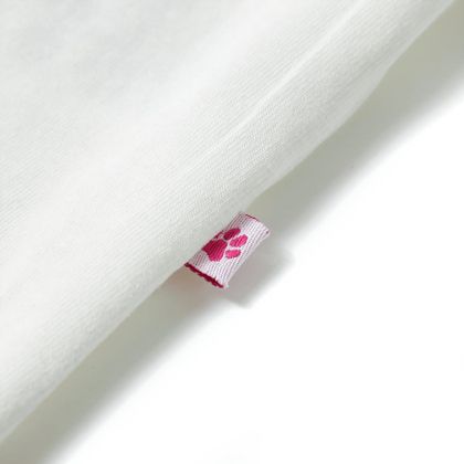 Детска тениска, екрю, 140