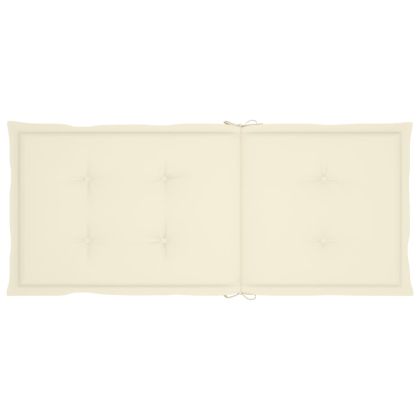 Градински накланящи се столове 2 бр с възглавници акация масив