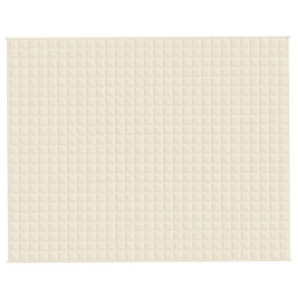 Утежнено одеяло светлокремаво 235x290 см 15 кг плат