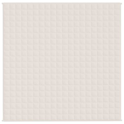 Утежнено одеяло светлокремаво 200x200 см 9 кг плат