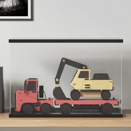 Кутия за показване, прозрачна, 56x36x37 см, акрил