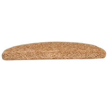 Изтривалки за стълби, 15 бр., 65x21x4 см, бежови, полукръгли, големи