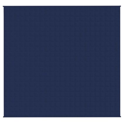 Утежнено одеяло синьо 220x235 см 15 кг плат