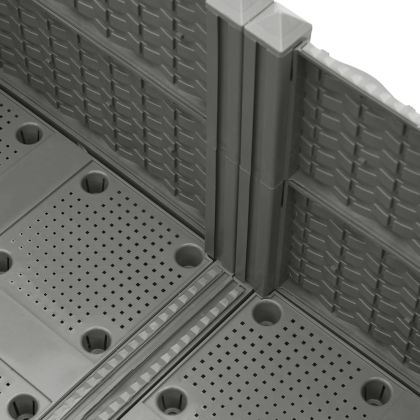 Повдигната леха, 80x80x38 см, полипропилен