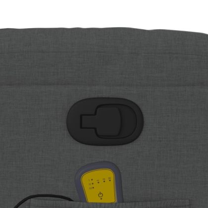 Масажен наклоняем стол, тъмносив, текстил