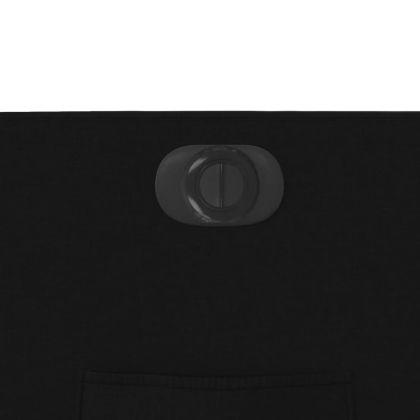 Електрически стол реклайнер, черен, текстил