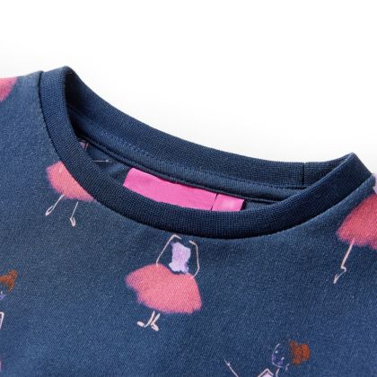 Детска рокля, нейви синьо, 104